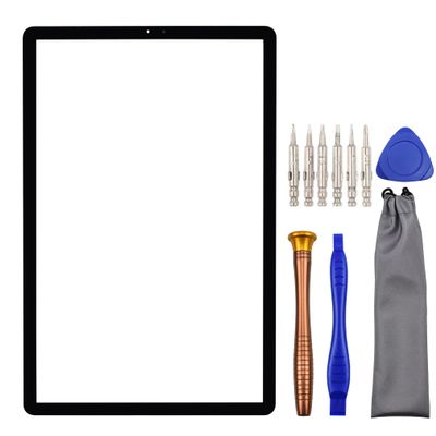 Tablet Front Glass Screen Repair Part for Samsung Galaxy Tab S5e SM-T725 SM-T720 with Tool Kit Black 10.5"