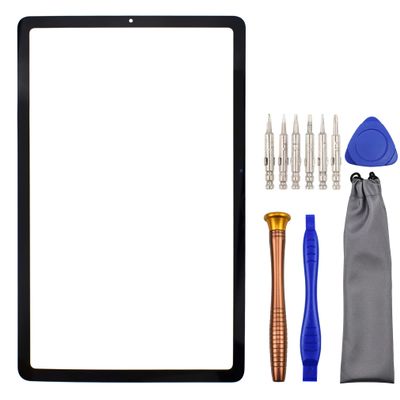 Tablet Front Glass Screen Repair Part for Samsung Galaxy Tab S6 Lite SM-P610 SM-P615 with Tool Kit Black 10.4"