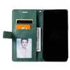 Case for iPhone 12 Pro Max 6.7" 5G, Business Splicing Casual Flip Folio Leather Magnetic Card Holder Kickstand Wallet Case for iPhone 12 Pro Max 6.7" 5G-Green view 2
