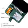 Case for iPhone 12 Pro Max 6.7" 5G, Business Splicing Casual Flip Folio Leather Magnetic Card Holder Kickstand Wallet Case for iPhone 12 Pro Max 6.7" 5G-Green view 4