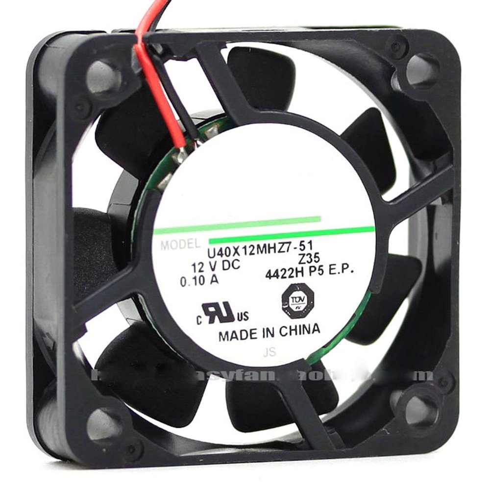 U40X12MHZ7-51 Z35 DC 12V 0.10A 40x40x10mm Server Cooling Fan