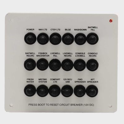 Triton Boat Circuit Breaker Panel 206028 | 260 LTS Pro 12VDC