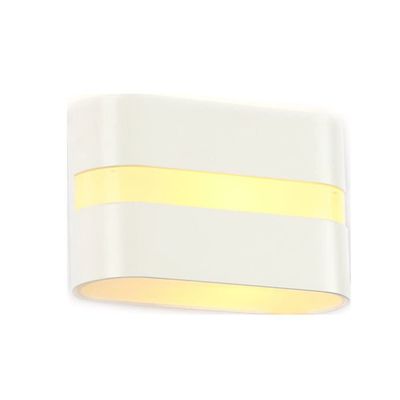 ZWPAYF European Simple Style Rustproof Aluminium Wall Sconces White Finish Geometry Wall lamp Up and Down Luminescence Wall Lights Suitable for Door Head Aisle Balcony Wall Light Fixtures
