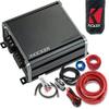 KICKER Amplifier and Amp Kit Package of 2 Items - CX Series 800W RMS Class D Monoblock Amplifier and Complete 4AWG Wiring Kit view 1
