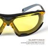 Glove Station Optic Max - Anti-fog Protective Eyewear for Men - Safety Glasses with 3 Lens Options - Clear, Amber or Gray view 4