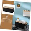 HONMEET Easy to Use Cord Organizer Box Bamboo Wood Cover Electrical Cord Management Case Home Office view 2