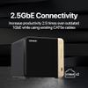 QNAP TS-464-8G-US 4 Bay High-Performance Desktop NAS with Intel Celeron Quad-core Processor, M.2 PCIe Slots and Dual 2.5GbE (2.5G/1G/100M) Network Connectivity (Diskless) view 3