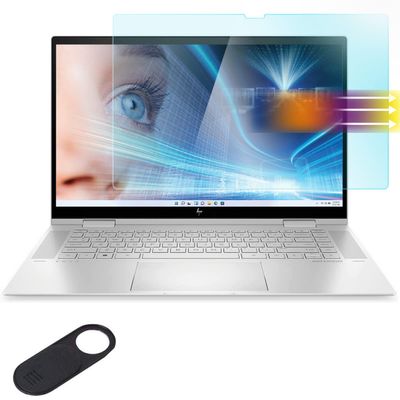 Anti Blue Light Screen Protector for 15.6" HP Envy x360 2-in-1 Touch Laptop model 15-ey 15-ew 15t-ew 15z-ey 15-ew0023dx 15-ew0013dx 15-ew0797nr 15-ey0013dx 15-ey0023dx 15-ey0000 15z-ey000 15t-ew000