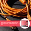 20pcs Hook and Ties Nylon Wire Organizers for Home Office and Outdoor Use High Strength Easy to Use for Tidying up Cords view 4