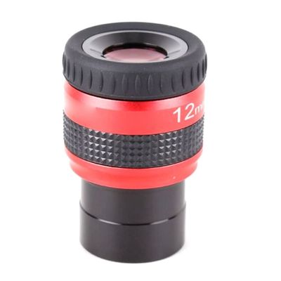 JUIYU Telescope Accessory Set 70 Degree Super Wide-Angle High Achromatic 1.25 Inch Metal Eyepiece Telescope Accessories Telescope Camera (Color : 12mm)