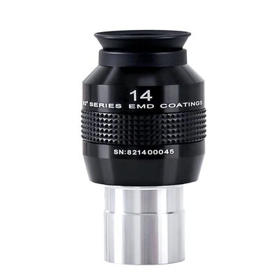 JUIYU Telescope Accessory Set 82 Degree 4.7mm 6.7mm 8.8mm 14mm 11mm 1.25Inch Parfocal Telescope Eyepiece Multi Coated 7 Element 4 Group Telescope Camera (Color : 14MM)
