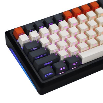 133 Key Carbon PBT Double Shot Side-lit Shine Through Backlit keycaps OEM Profile for MX Mechanical Keyboard 108 96 87 NJ80 KBD67 ID80 84 68 64