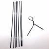 100pcs Plastic wire free metal free twist ties no wire inside for bundling and securing plastic bags, toy packaging or cables (Black Oval, 7 in) view 1