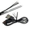 100pcs Plastic wire free metal free twist ties no wire inside for bundling and securing plastic bags, toy packaging or cables (Black Oval, 7 in) view 2