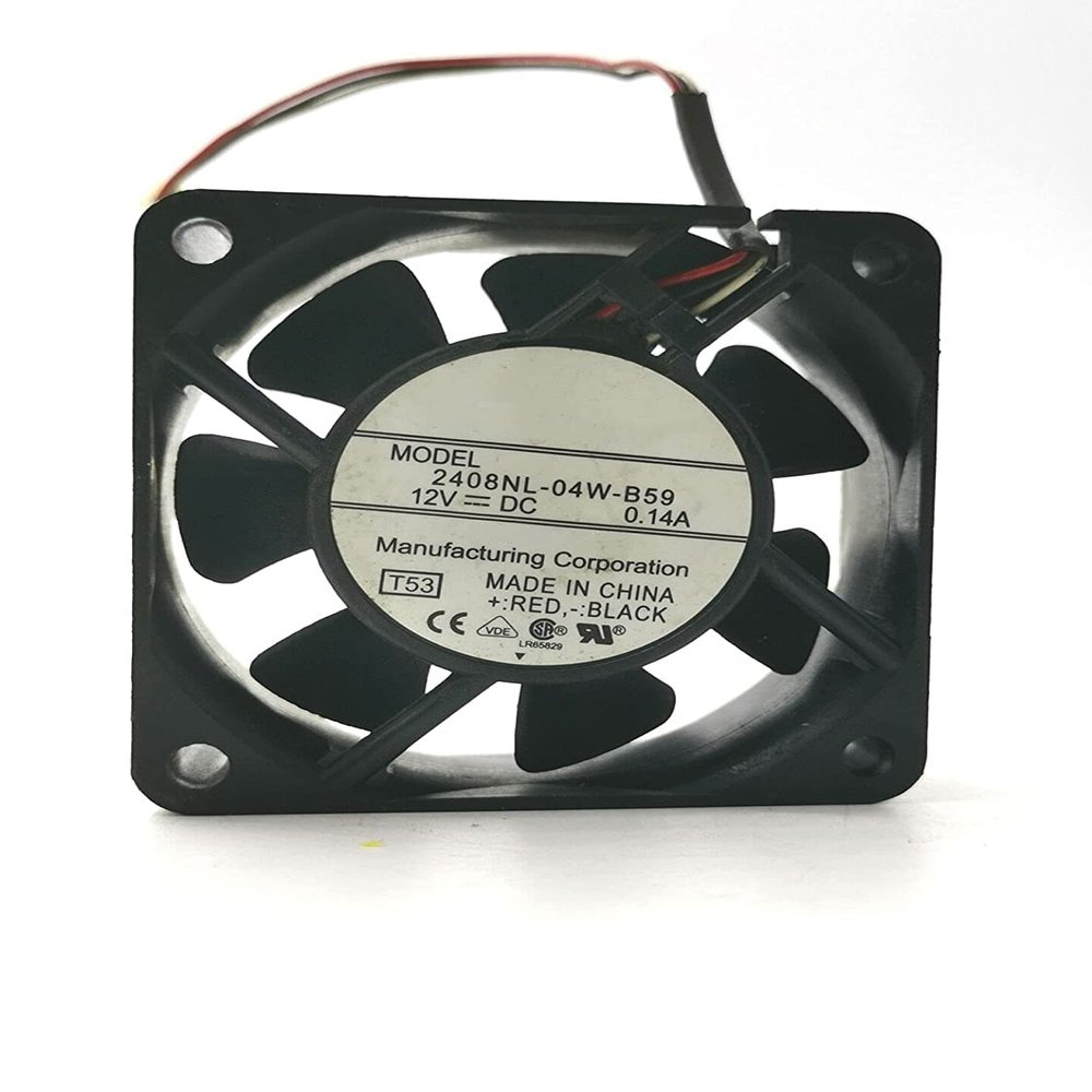 2408NL-04W-B59 DC12V 0.14A 6020 6cm 3-Wire Cooling Fan