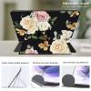 360 Degree Rotation Portable Case for Samsung Galaxy Tab A8 10.5 inch 2022 (SM-X200/X205/X207), Galaxy Tab A8 10.5", Multi-Angle Viewing Protective Cover with Auto Wake/Sleep, Watercolor Flower view 4