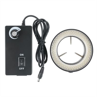 RADHAX Microscope Kit Adjustable 144 LED Ring Light Illuminator Lamp for Industry Stereo Trinocular Microscope H_DMI USB VGA Video Camera Magnifier Microscope Lens Adapters (Color : B)