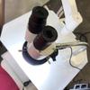 10X Binocular Microscope with LED Light Lamp 360 Rotatable Gooseneck Arm for Dental Lab Workshop Phone PCB Soldering Repair Tool Adjustable Hose view 4