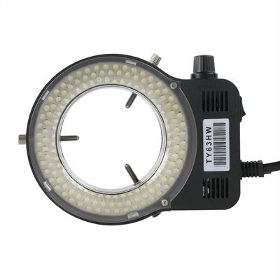 RADHAX Microscope Kit Adjustable 144 LED Ring Light Illuminator Lamp for Industry Stereo Trinocular Microscope H_DMI USB VGA Video Camera Magnifier Microscope Lens Adapters (Color : C)