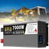 5000W 6000W 7000W watt Inverter Pure sine Wave 12V/24V/48V/60V to 110v 220V Pure sine Wave 60HZ Solar Converte with LCD Display & 2AC Outlets ,7000W-24to220v view 1