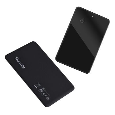 Wallet Tracker Card with Apple Find My[Apple MFi Certified, iOS Only], 1-Pack Smart Card Bluetooth Tracker, 2.8mm Extremely Thin & 2-3 Years Long Life & IP65, Keys and Wallet Finder (F15X-Black One)
