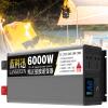 Power Inverter,5000W 6000W 7000W Pure Sine Wave Power Inverter 12V/24V/48V/60V DC to 110V 120V Converter for RV Trucks Boats and Emergency,with LCD Display,6000W-60vto220v view 1
