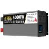 5000W 6000W 7000W Pure Sine Wave Inverter 12V/24V/48V/60V dc to ac 110v 220v Converter with LCD Display & 2AC Outlets,Solar Converter RV Trucks,5000W-24to220v view 1