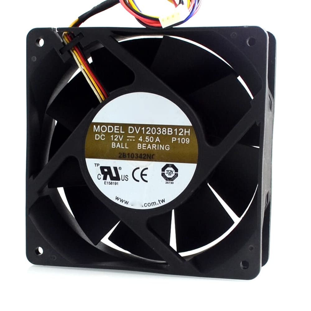 12038 12V 4-Wire Ultra-Violent Charge Chassis Fan 12CM DV12038B12H Max Airflow Rate