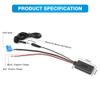 TOTMOX Audio Aux Adapter with Microphone, Audio AUX Adapter Compatible with BMW Z4 E85 2003-2008, Compatible with BMW Z4 E86 2003-2008, Compatible with Mini Cooper R50 2003-2006 view 2