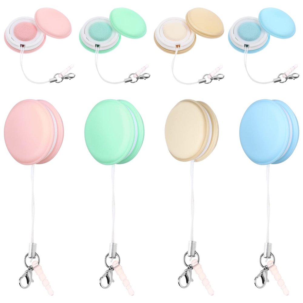 NUOBESTY 8 Pcs Lens Wipe Macaron Cellphone Cleaner Screen Cleaner Pendants Smartphone Screen Brush Martphone Screen Cleaners Macaron Cellphone Screen Cleaner Else Cloths Glass Wipe Cloth
