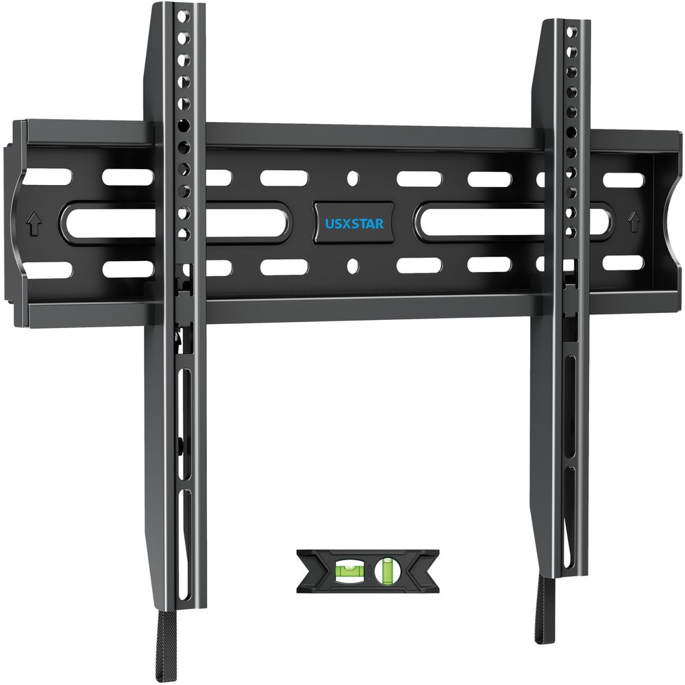 Fixed TV Wall Mount for Most 26-60 Inch Screen, Low Profile TV Mount with Quick Release Lock, Ultra Slim Wall Mount Bracket, Max VESA 400x400mm, Holds up to 99 lbs, up to 16Wood Studs by USX STAR