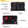 HYDTGZ Power Inverter 1000W Pure Sine Wave Inverter DC 12V/24V to 110V/220V AC Car Converter for Household, Motorhomes, Truck, Camping,24v to 220v view 3