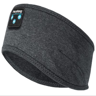 Perytong New Sleep Headphones Bluetooth Headband, Wireless Soft Sleeping Headphones with Ultra-Thin Speakers Perfect for Side Sleepers, Running, Workout, Jogging, Yoga, Travel