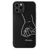 Cavka Black Matching Phone Case Compatible with - iPhone 13 Pro Max - 6.7 inch for Couple Always and Forever Cover Cute Anniversary Boyfriend Girlfriend Engagement Pack Love Saying BF GF Pinky Swear view 2
