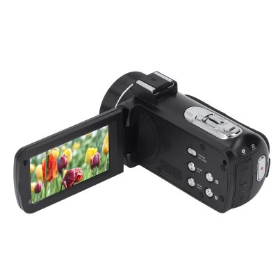 Luqeeg Digital Camcorder, 4K Ultra HD Video Camera Camcorder, 18X Digital Zoom 48MP Vlogging Camera with 3 Inch Touchscreen, 1080P 60fps Mini UHD DV Recorder
