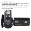 Luqeeg Digital Camcorder, 4K Ultra HD Video Camera Camcorder, 18X Digital Zoom 48MP Vlogging Camera with 3 Inch Touchscreen, 1080P 60fps Mini UHD DV Recorder view 4