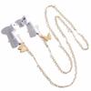 Anti Lost Earring Strap For Airpods Hooks Ear Clip For Airpods Wireless Earphone Holder for AirPods Anti Lost Ear Clip Strap Compatible with Airpods (Butterfly style) view 1