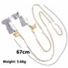Anti Lost Earring Strap For Airpods Hooks Ear Clip For Airpods Wireless Earphone Holder for AirPods Anti Lost Ear Clip Strap Compatible with Airpods (Butterfly style) view 3