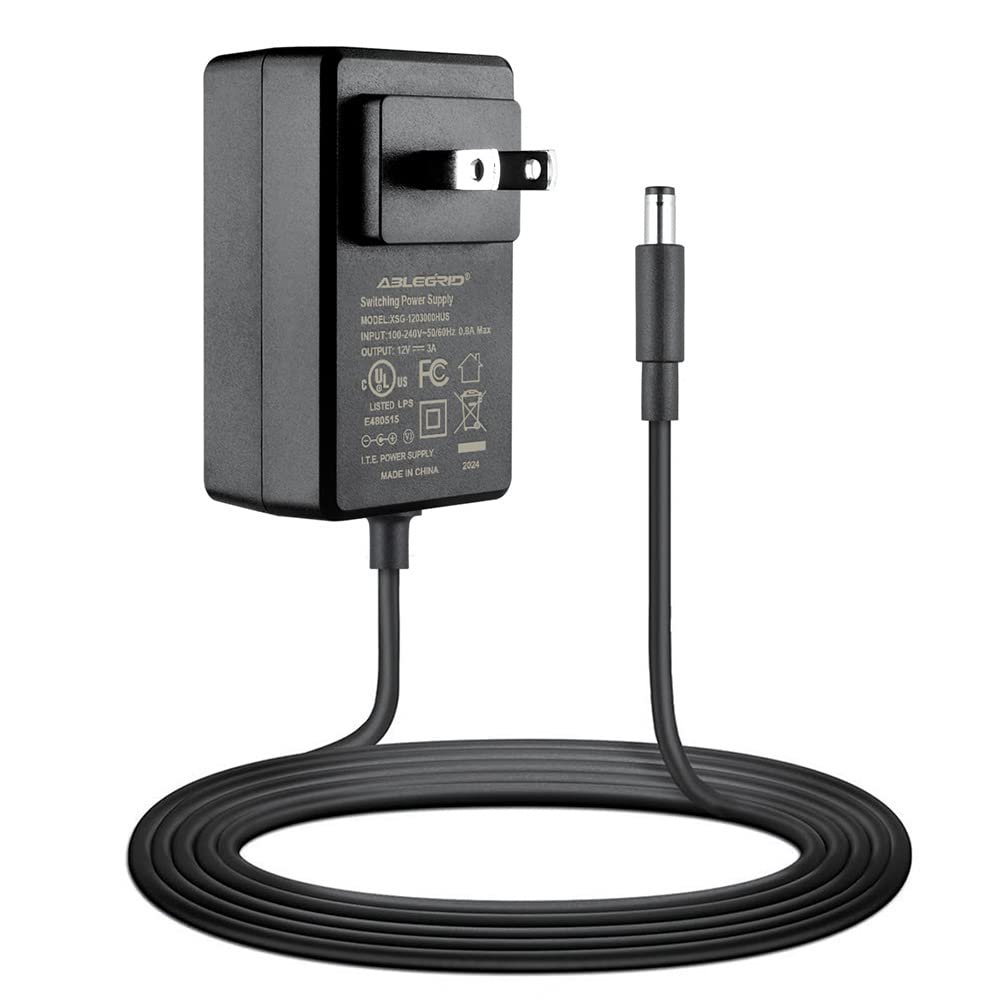 J-ZMQER 4ft Small Ac dc Adapter Compatible with SEAGATE 9NK2AE-500 9NK2AG-500 9NK2AL-510 NU40-2120300-11 300GB Hard Drive External HDD Pushbutton External/eSATA HDD ST30000CB Free Agent SATA HDD