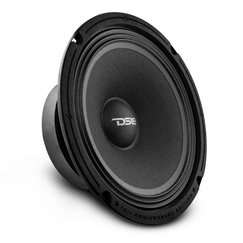 DS18 PRO-84XA 8 Special Edition 10th Anniversary Mid-Bass Loudspeaker 550 Watts Max 4-Ohms - Door Speakers for Car or Truck Stereo Sound System - 1 Speaker