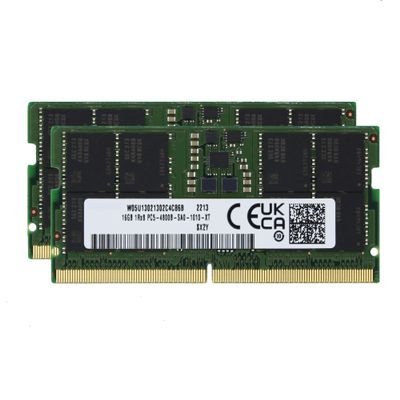 Factory Original 32GB (2x16GB) Compatible with Lenovo ThinkPad P1 Gen 5 DDR5 4800MHz PC5-38400 SODIMM 1Rx8 CL40 1.1v 262 Pin Laptop Notebook Memory Module Upgrade RAM