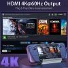 Docking Station for Steam Deck ROG Ally, 6 in 1 Stream Deck Dock with HDMI 2.0 4K@60Hz, 1000Mbps Gigabit Ethernet, 3 USB-A 3.0 and 100W Full Speed Charging USB-C Port Compatible with Valve Steam Deck view 2