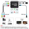 GINGIN AV to HDMI Converter, AV to HDMI Adapter Support 720p/1080p for PS1/PS2/PS3/Xbox 360/WII/N64/SNES/STB/VHS/VCR/Blue-Ray DVD Players view 3