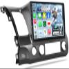 8Core 4+64GB Android 13 Car Radio for Honda Civic 2006-2011: 10.1" HD Touchscreen Stereo with Wireless CarPlay Android Auto GPS 5G WiFi Bluetooth FM AM RDS SWC 1080P Camera view 1