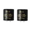 2 PC 10000 uF 50 V NOVER NOVAL IRON GOLD LOPE AUDIO HEATING ELECTRIC CAPACITOR 35 x 35 view 1