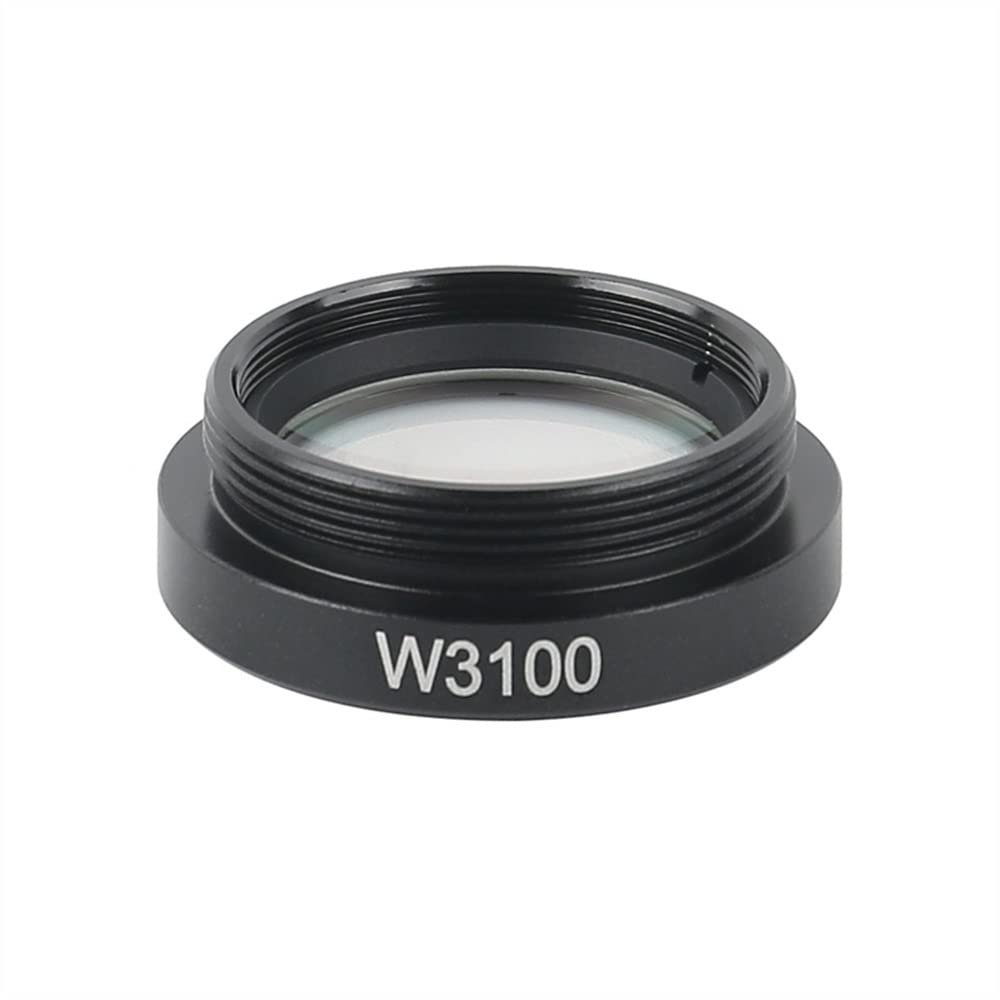 RADHAX Microscope Kit Video Microscope Camera 0.4X-8X Continuous Zoom C-Mount Lens 200X 400X 800X Large Magnification Magnifier Barlow Objective Microscope Lens Adapters (Color : W3100)