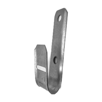 4 inch Heavy Duty Metal Cable & Wire Support J-Hook Hangers for Wall Mounting & Attaching to Vertical Surfaces for Cable & Wire Management 10 Pack