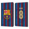 Head Case Designs Officially Licensed FC Barcelona Pedri 2022/23 Players Home Kit Leather Wallet Case Compatible with Kindle Paperwhite 1/2 / 3 view 1