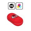 Head Case Designs Officially Licensed AC Milan 1899 Black Logo Art Vinyl Sticker Skin Decal Cover Compatible with Galaxy Buds/Buds Plus view 2