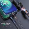 Nulaxy Bluetooth FM Transmitter for Car, Wireless Car Bluetooth Adapter with Big Color Screen, Support QC3.0 Fast Charging, Hands-Free Call, MP3 Music Player BASS&TRE Booster, TF Card AUX-KM28 Green view 3